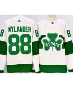 Toronto Maple Leafs 88 William Nylander Saint Patrick Adidas Men Jersey