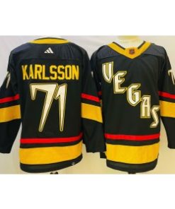 Vegas Golden Knights 71 William Karlsson Black 2022-23 Retro Men Jersey