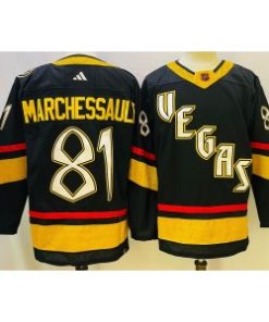 Vegas Golden Knights 81 Jonathan Marchessault Black 2022-23 Retro Men Jersey