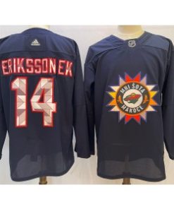Wild 14 Joel Eriksson 2022 New Adidas Men Jersey