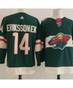 Wild 14 Joel Eriksson Green Adidas Men Jersey