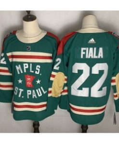 Wild 22 Kevin Fiala 2021 New Adidas Men Jersey