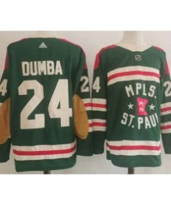 Wild 24 Matt Dumba Green 2022 Winter Classic Adidas Men Jersey
