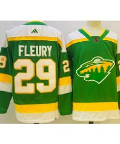 Wild 29 Marc Andre Fleury Green 2022-23 Retro Adidas Men Jersey