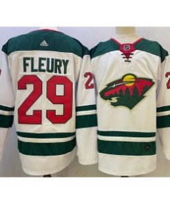 Wild 29 Marc-Andre Fleury White Adidas Men Jersey