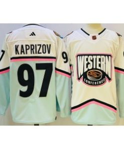 Wild 97 Kirill Kaprizov White 2023 All-Star Game Adidas Men Jersey