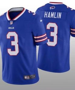 Women's Buffalo Bills #3 Damar Hamlin Blue Vapor Untouchable Limited Stitched Jersey(Run Small)