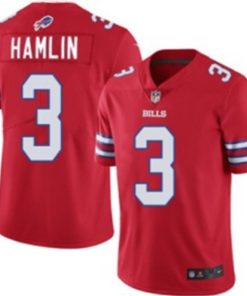 Women's Buffalo Bills #3 Damar Hamlin Red Vapor Untouchable Stitched Jersey(Run Small)