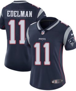 Women's New England Patriots #11 Julian Edelman Navy Vapor Untouchable Stitched Jersey(Run Small)