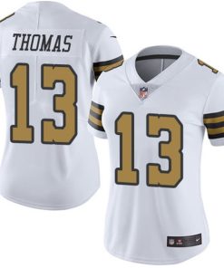 Women's New Orleans Saints #13 Michael Thomas White Color Rush Limited Stitched Jersey