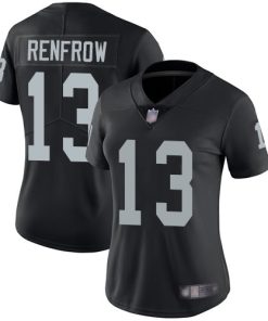 Women's Oakland Raiders #13 Hunter Renfrow Black Vapor Untouchable Limited Stitched Jersey(Run Small)