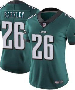 Women's Philadelphia Eagles #26 Saquon Barkley Green Vapor Untouchable Limited Stitched Football Jersey(Run Small)
