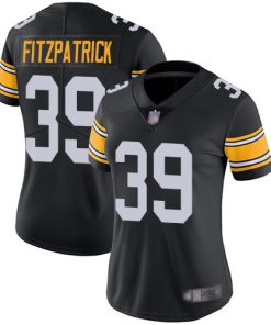 Women's Pittsburgh Steelers #39 Minkah Fitzpatrick Black Vapor Untouchaable Limited Stitched Jersey(Run Small)