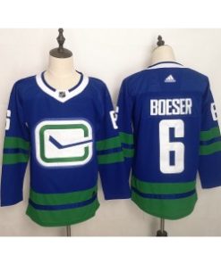 ancouver Canucks 6 Brock Boeser Blue Men Jersey