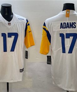 Men's Los Angeles Rams #17 Davante Adams White 2024 Vapor Untouchable Football Stitched Jersey