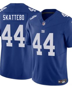 Men's New York Giants #44 Cam Skattebo Blue 2025 Draft F.U.S.E. Vapor Untouchable Limited Football Stitched Jersey