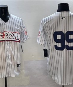 Men's New York Yankees #99 Aaron Judge White Bronx Graffiti Vapor Limited Stitched Baseball Jersey