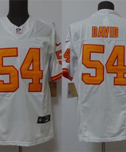 Men's Tampa Bay Buccaneers #54 Lavonte David White 2025 F.U.S.E. Vapor Limited Football Stitched Jersey