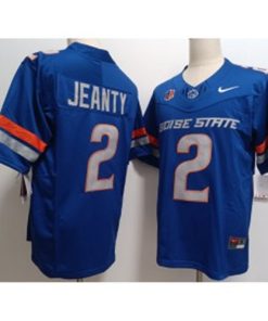 NCAA Boise State Broncos 2 Ashton Jeanty Blue F.U.S.E. Vapor Limited Men Jersey