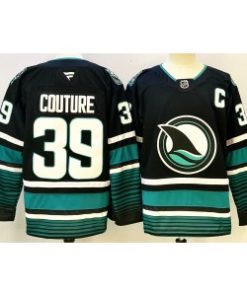 NHL Sharks 39 Couture Black New Men Jersey