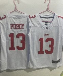 San Francisco 49ers 13# Brock Purdy Youth White Vapor F.U.S.E. Limited Jersey