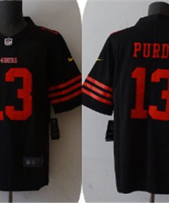 Women San Francisco 49ers #13 Brock Purdy Black Vapor Untouchable Limited Stitched Jersey