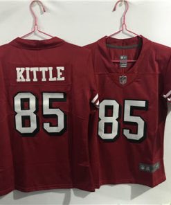 Youth NFL San Francisco 49ers #85 George Kittle Red Vapor Untouchable Limited Stitched Jersey