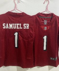 Youth San Francisco 49ers #1 Deebo Samuel Red Vapor Untouchable Limited Football Stitched Jersey