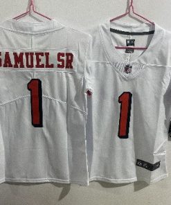 Youth San Francisco 49ers #1 Deebo Samuel White Vapor Untouchable Limited Football Stitched Jersey